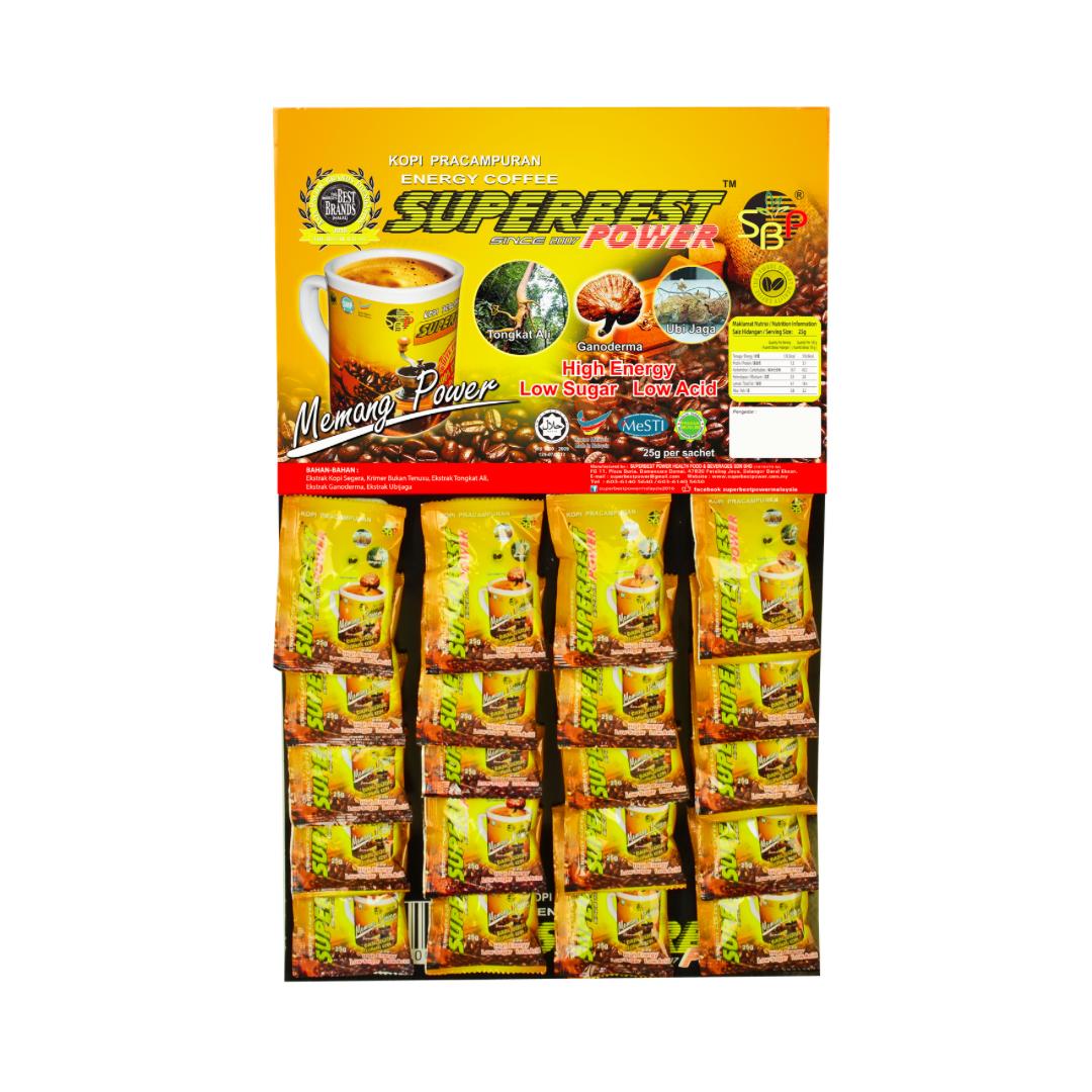 Kopi Superbest Power 25gm x 20 Sachets (Card)
